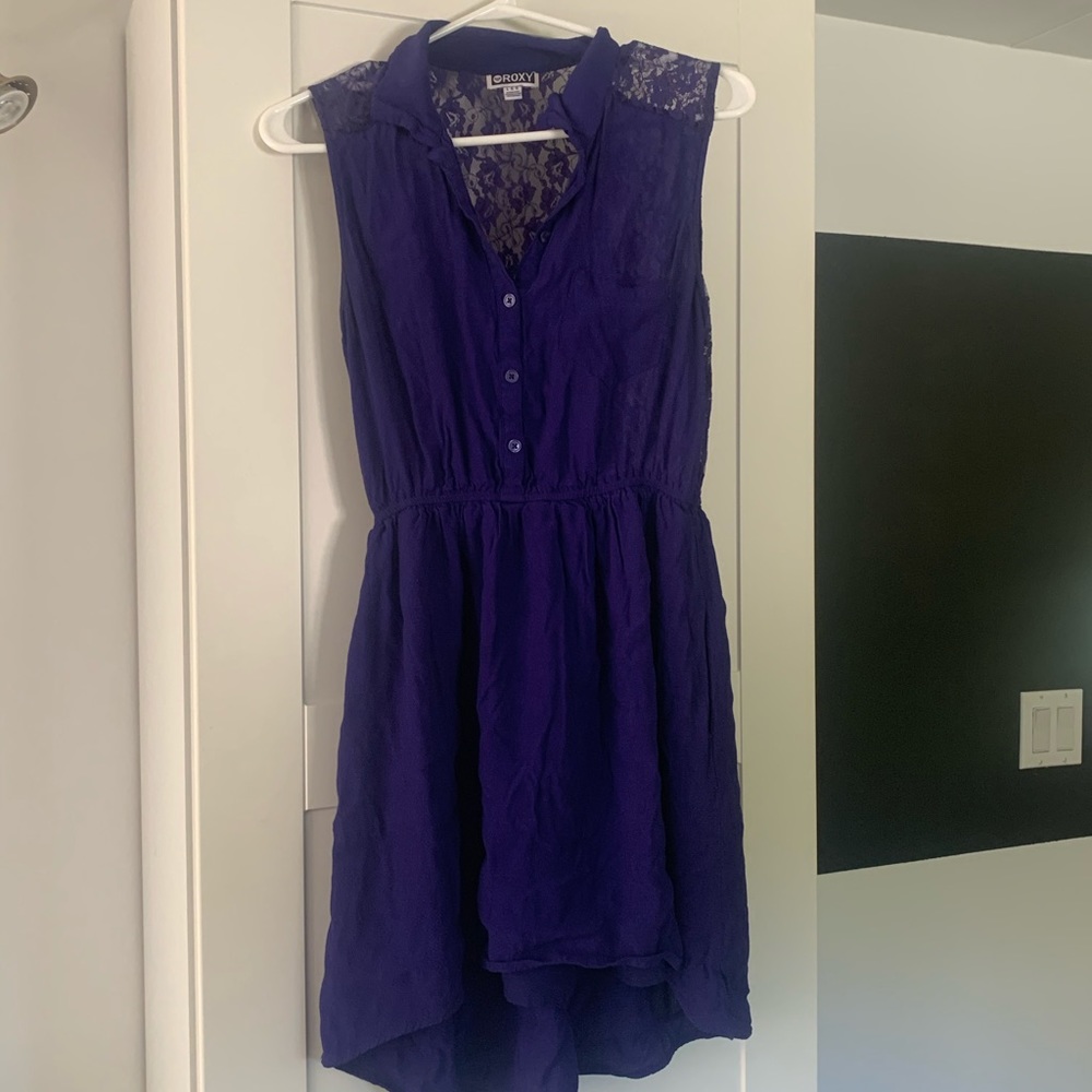 Purple Roxy Hi Lo dress
